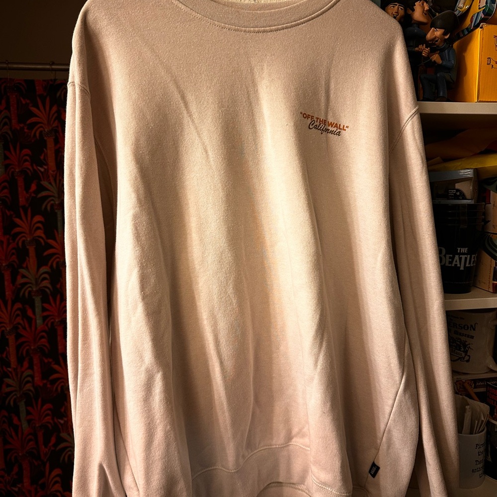 Vans Cream Crewneck Sweater
